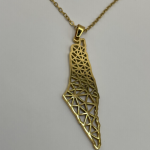 the palestine geometric necklace